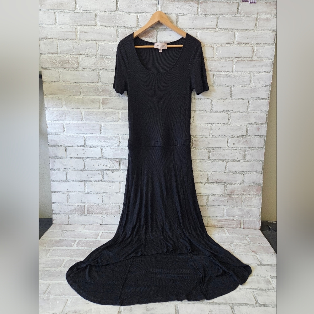 Philosophy Hi-Low Black Maxi Dress